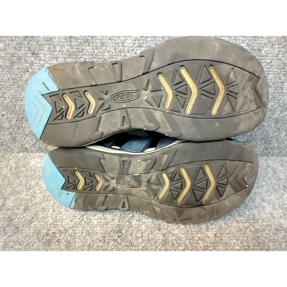Keen Kids Seacamp II CNX Blue Black‎  Outdoor Sandals Size 3 US NO LACES